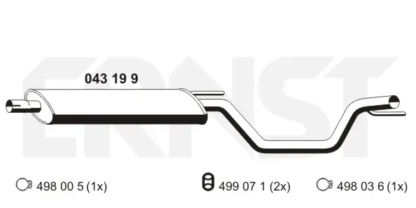 средно гърне ERNST               