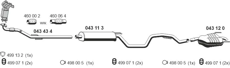 Изпускателна система ERNST               