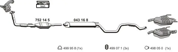 Изпускателна система ERNST               