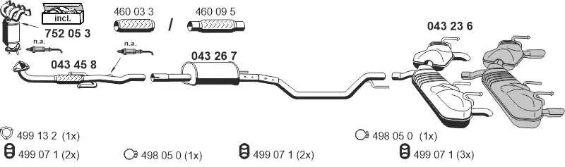 Изпускателна система ERNST               
