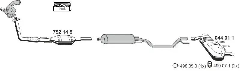 Изпускателна система ERNST               