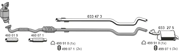 Изпускателна система ERNST               