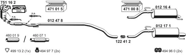 Изпускателна система ERNST               