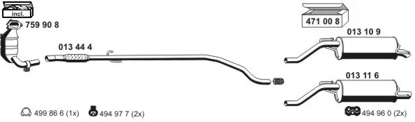 Изпускателна система ERNST               