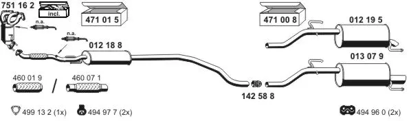 Изпускателна система ERNST               