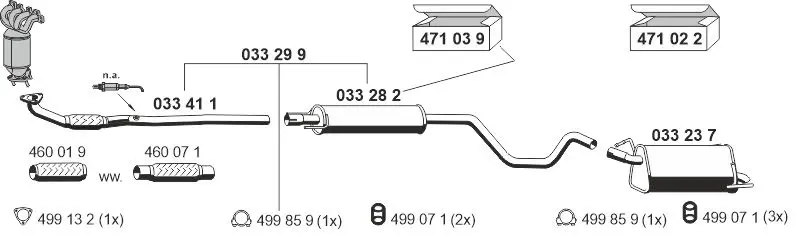Изпускателна система ERNST               