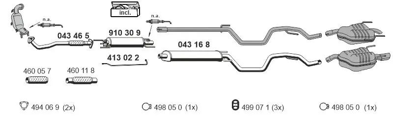 Изпускателна система ERNST               