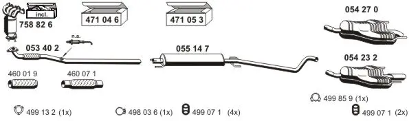 Изпускателна система ERNST               