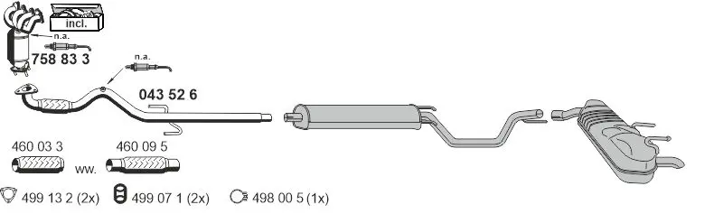 Изпускателна система ERNST               