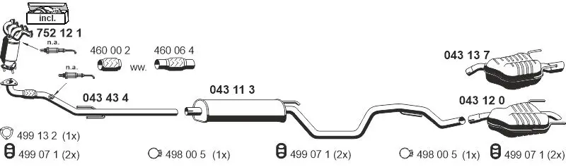 Изпускателна система ERNST               