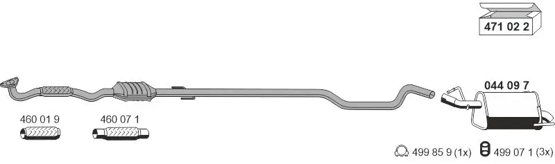 Изпускателна система ERNST               