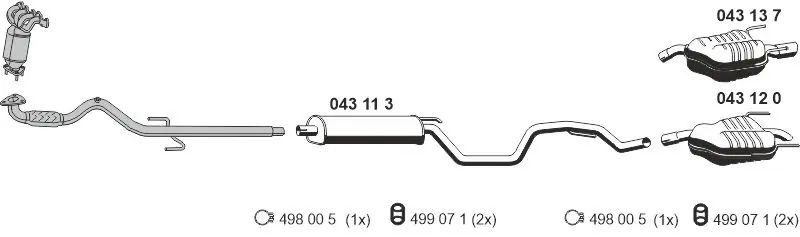 Изпускателна система ERNST               