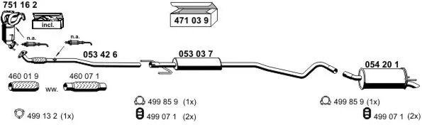 Изпускателна система ERNST               