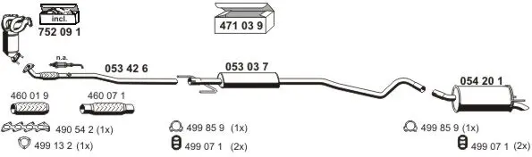 Изпускателна система ERNST               