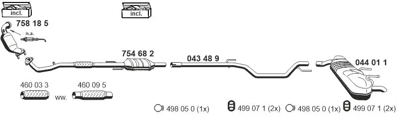 Изпускателна система ERNST               