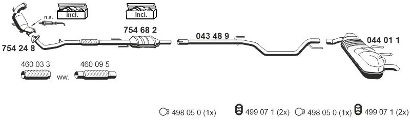 Изпускателна система ERNST               