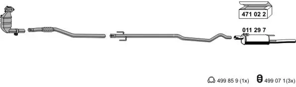 Изпускателна система ERNST               