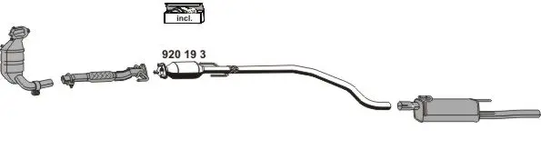 Изпускателна система ERNST               