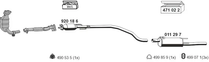 Изпускателна система ERNST               