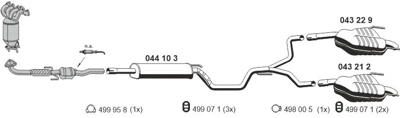 Изпускателна система ERNST               