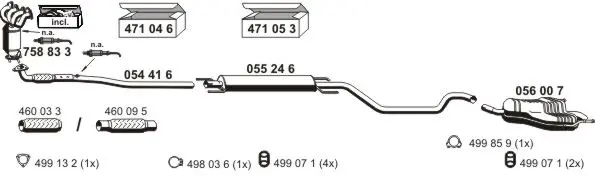 Изпускателна система ERNST               