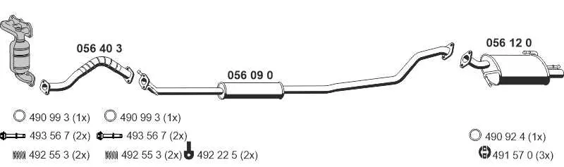 Изпускателна система ERNST               