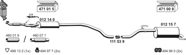 Изпускателна система ERNST               