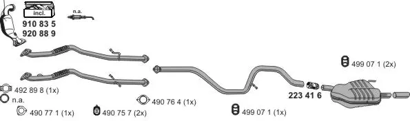 Изпускателна система ERNST               