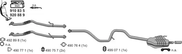 Изпускателна система ERNST               