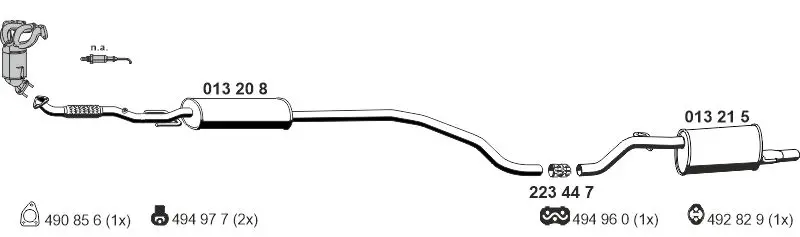 Изпускателна система ERNST               