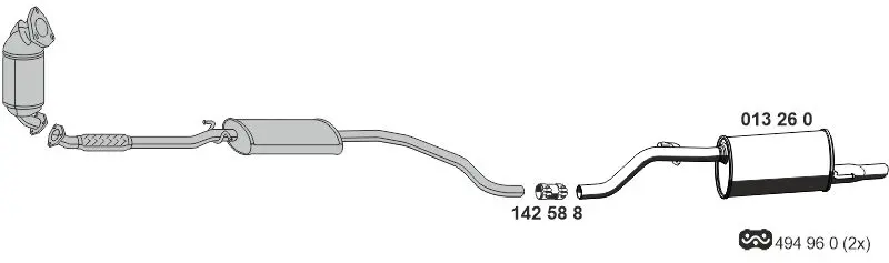 Изпускателна система ERNST               