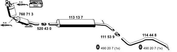 Изпускателна система ERNST               