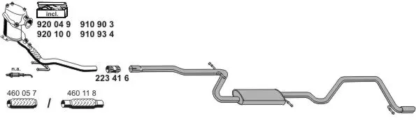 Изпускателна система ERNST               