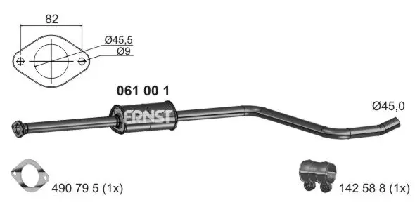 средно гърне ERNST               