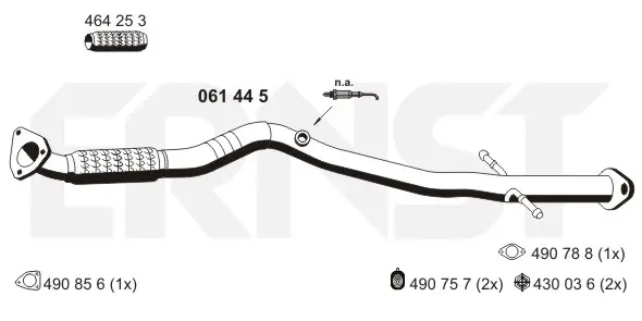 изпускателна тръба ERNST               
