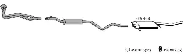 Изпускателна система ERNST               