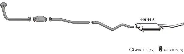 Изпускателна система ERNST               