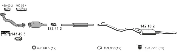 Изпускателна система ERNST               