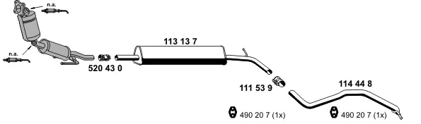 Изпускателна система ERNST               