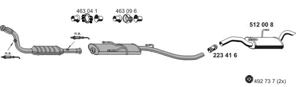 Изпускателна система ERNST               