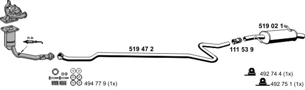 Изпускателна система ERNST               
