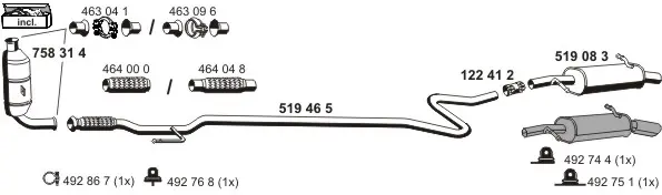 Изпускателна система ERNST               