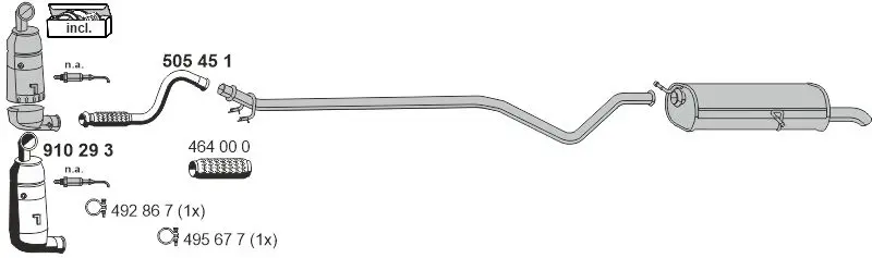 Изпускателна система ERNST               