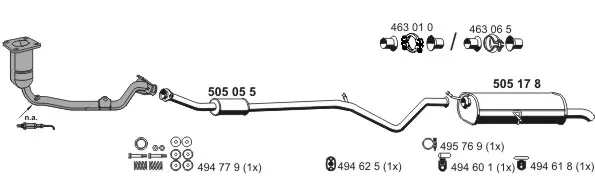 Изпускателна система ERNST               