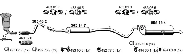 Изпускателна система ERNST               