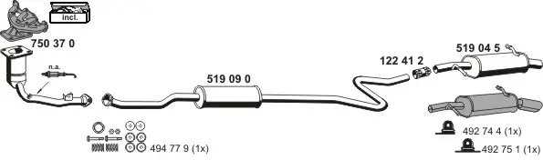 Изпускателна система ERNST               