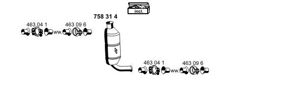 Изпускателна система ERNST               