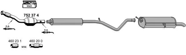 Изпускателна система ERNST               