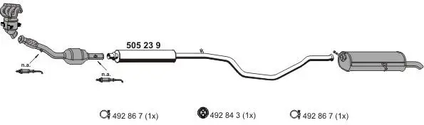 Изпускателна система ERNST               