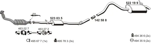 Изпускателна система ERNST               